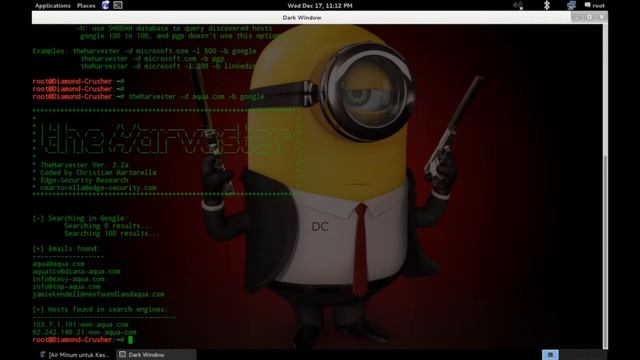 information gathering using theharvester смотреть онлайн