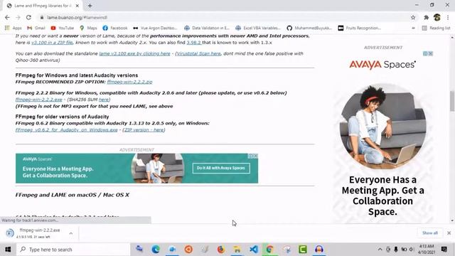 How to install ffmpeg for audacity in Window 10 | fix without optional ffmpeg library | Sameh ulhaq смотреть онлайн