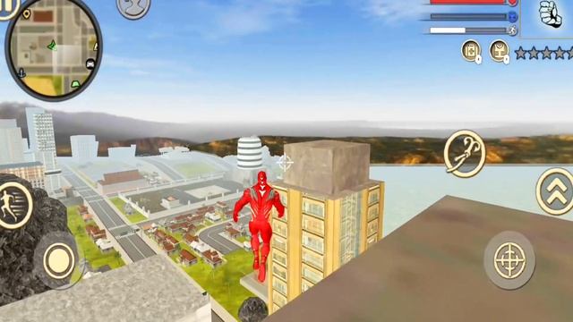 Iron Rope Hero Vice Town City - Fun at NY City - Android Gameplay смотреть онлайн