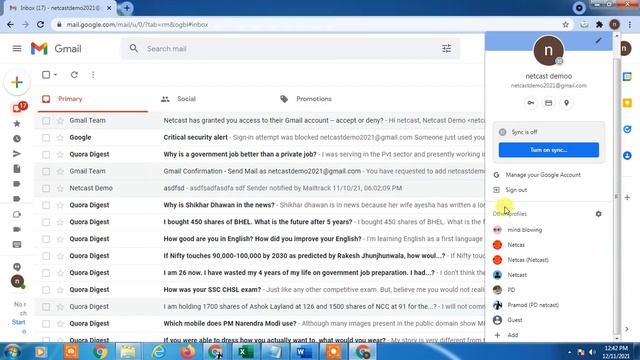 How To Sign out One Gmail on Laptop With Multiple Accounts? смотреть онлайн