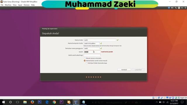 Tutorial Menginstal OS Linux menggunakan Aplikasi Virtual Box смотреть онлайн