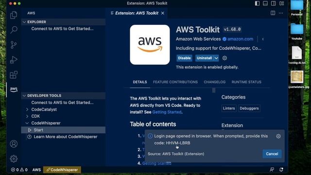 Free Copilot killer unleashed by amazon | How to install AWS codewhisperer on Visual Studio Code смотреть онлайн