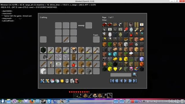Playing Minetest 4.10 on Rosa Linux - Part 2 смотреть онлайн