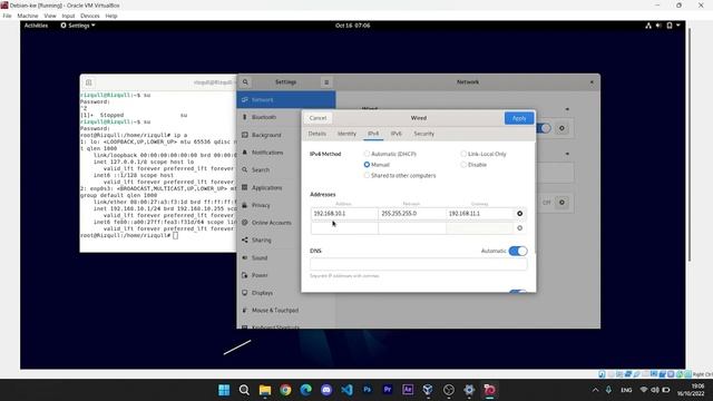 Cara menghubungkan Client-Server menggunakan VirtualBox Linux(Debian) #2 смотреть онлайн