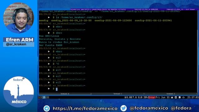 "Fedora i3 spin" con el Sr. Kraken смотреть онлайн