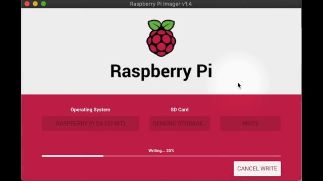 Imaging Raspberry Pi OS to a 64GB card смотреть онлайн