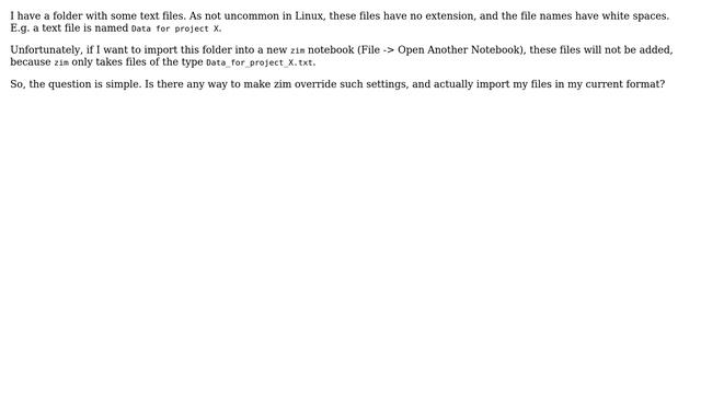 Importing Linux-type files in zim-wiki смотреть онлайн