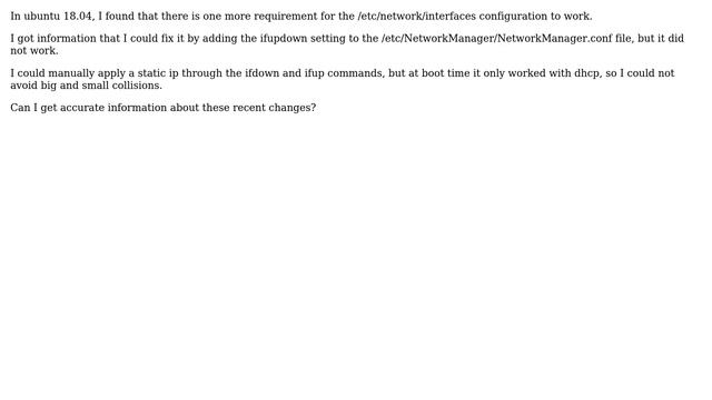DevOps & SysAdmins: Alternative to /etc/network/interfaces on Ubuntu 18.04 смотреть онлайн