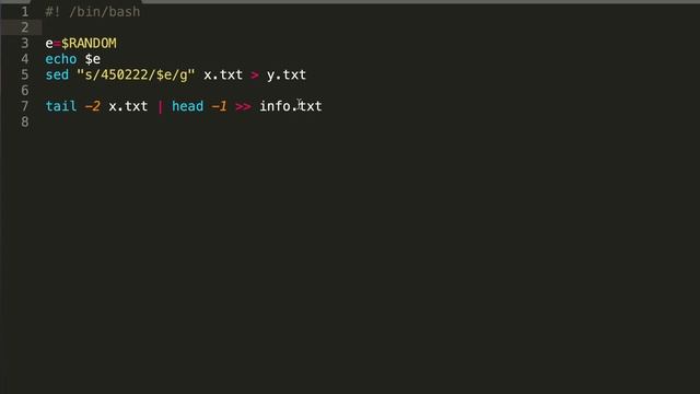 SED | TAIL | HEAD | BASH_SCRITPING | Extracting_Information | CTRL+F+R смотреть онлайн
