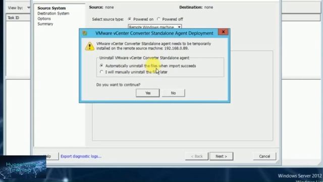 13.Instllation of VMware Vsphere standalone converter and converting physical server to virtual-P2V смотреть онлайн
