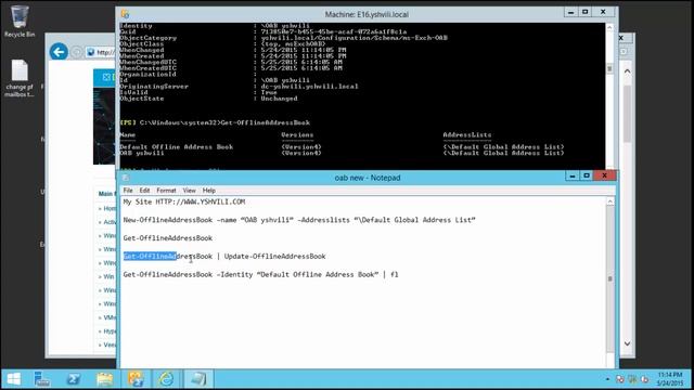 Creating new OAB in Exchange 2013 смотреть онлайн