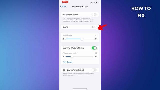 How to Get Rain Sound on iOS 16/Turn On Background Sounds on iOS 16 смотреть онлайн