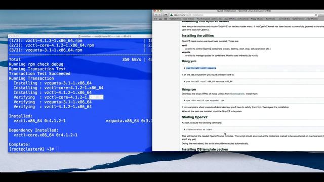 Installing OpenVZ смотреть онлайн