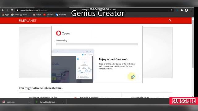 How to download/instal and use Opera Browser || by Genius Creator смотреть онлайн