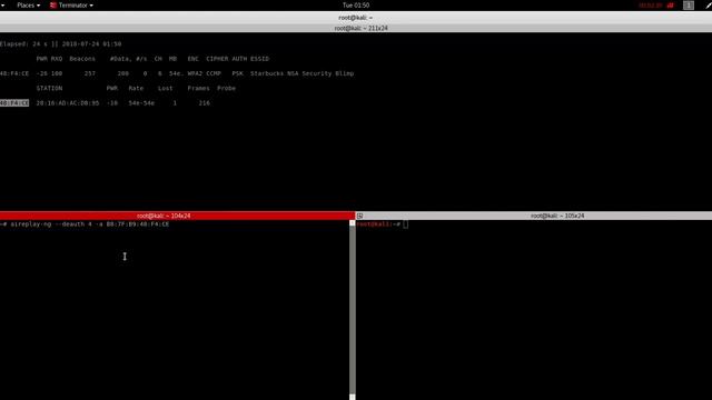 Hacking WPA/WPA2 Wifi Networks with a Dictionary - aircrack-ng смотреть онлайн