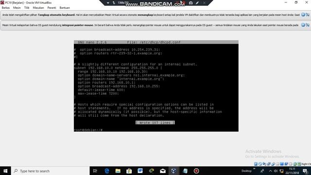 Setting DHCP Server dan client pada Debian 8 смотреть онлайн