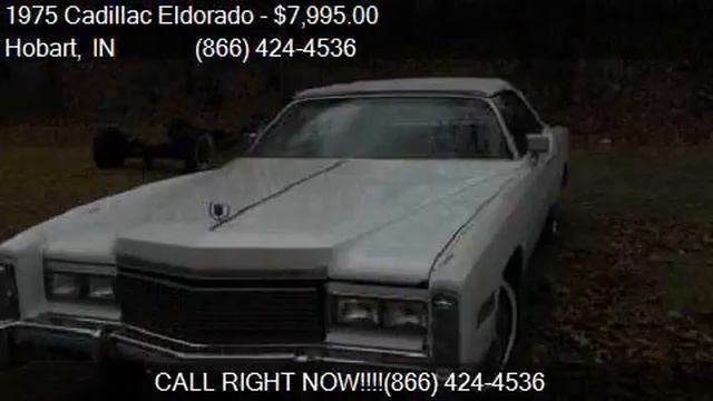 1975 Cadillac Eldorado Convertible For Sale In Hobart, IN 46