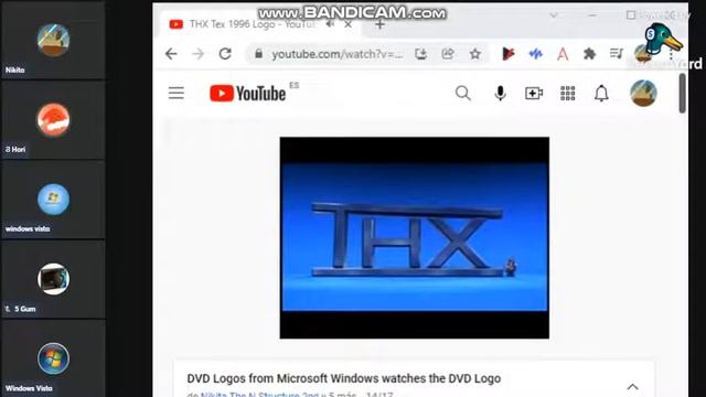 Windows Vista watches the THX Tex Logo (He's not scared of it) смотреть онлайн