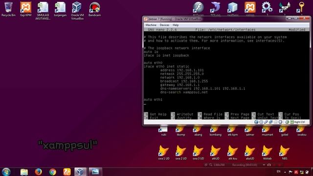 5. DEBIAN Konfigurasi IP Address смотреть онлайн