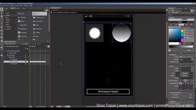 Windows Phone 7 - Animasyon Oluşturma ve Oynatma | www.onurtirpan.com смотреть онлайн