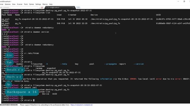RHCSA | RHEL 8 | Управление функциями хранилища Stratis смотреть онлайн