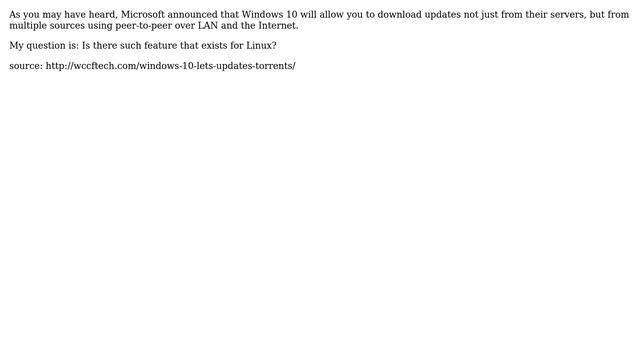 Unix & Linux: Download updates from peer computer over LAN смотреть онлайн