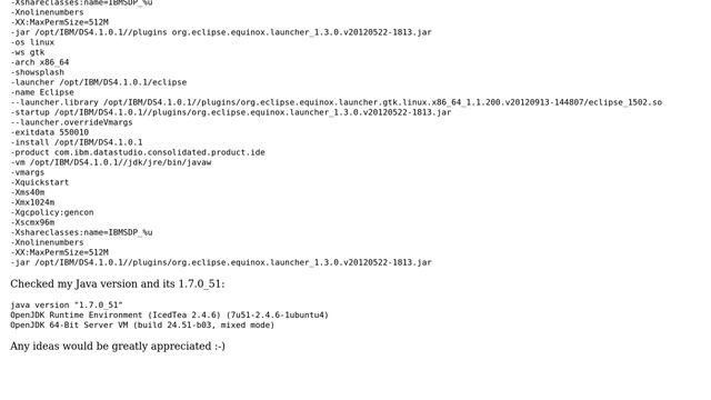 Ubuntu: Running IBM Data Studio 4.1.01 on Ubuntu 14.04 смотреть онлайн