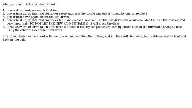 DevOps & SysAdmins: IBM x345 raid-1 with 2 defunct drive, how do I get it back? (4 Solutions!!) смотреть онлайн