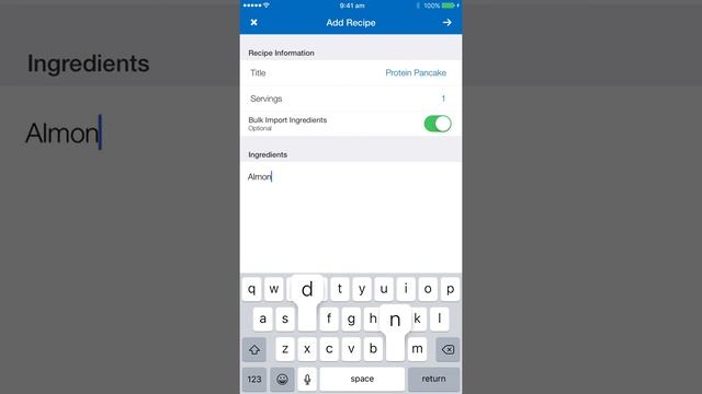 Myfitnesspal recipe and meals Iphone смотреть онлайн