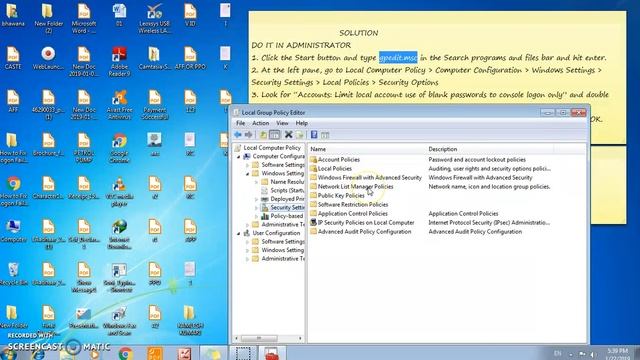 #SOLUTION - BLANK PASSWORD NOT ALLOWED ERROR IN WIN 7 смотреть онлайн