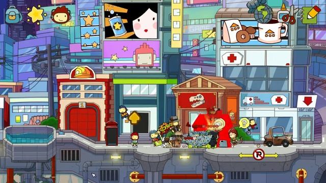 Scribblenauts Unlimited: Steam Workshop - Doppelganger + Cloning Ball = Chaos смотреть онлайн