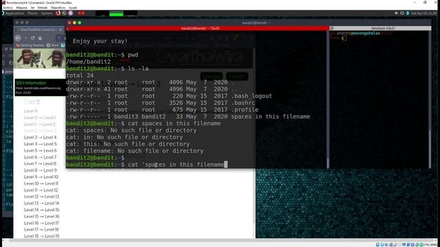 11 Archivos No Convencionales | Level 02 | Introducción a los CTF (OverTheWire-Bandit) смотреть онлайн