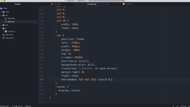 Nav Mobile and Custom JS HTML5 CSS3 - #3 смотреть онлайн