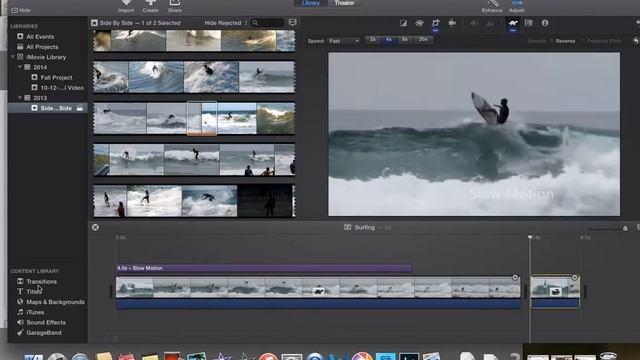 Fast, Slow and Reverse Motion in iMovie смотреть онлайн