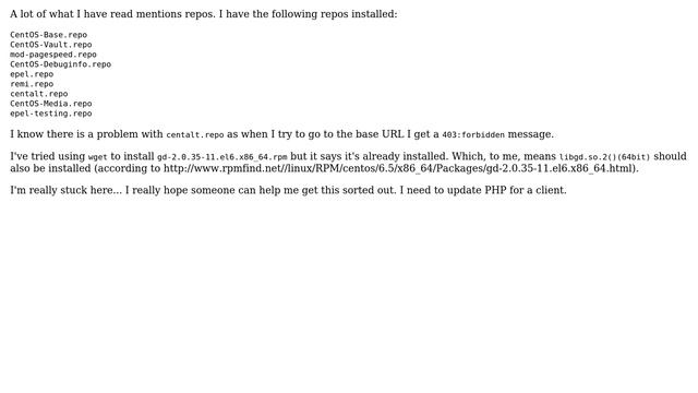 Unix & Linux: Can't run yum update смотреть онлайн