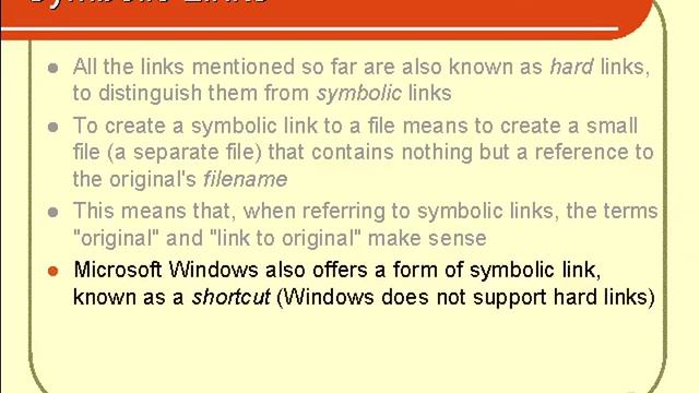 VTC Player Unix Shell Fundamentals, Symbolic Links Pt 1 смотреть онлайн