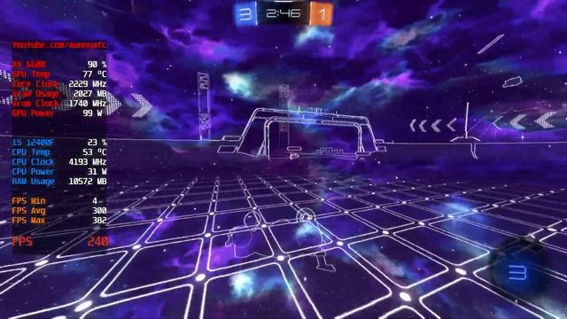 Rocket League Season 8 | RX 6600 + i5 12400F | 1080p Max Settings смотреть онлайн