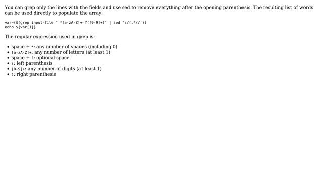 Ubuntu: Add particular strings to an array sed/awk/grep (5 Solutions!!) смотреть онлайн