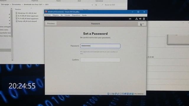 reiniciando la VM... conozcamos AlmaLinux 9... andiamo per wachare.... смотреть онлайн