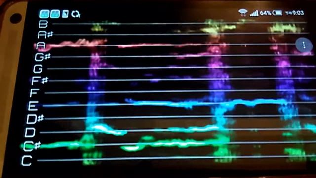 歌唱工具(3) -PitchLab Spectrogram while singing acappella смотреть онлайн