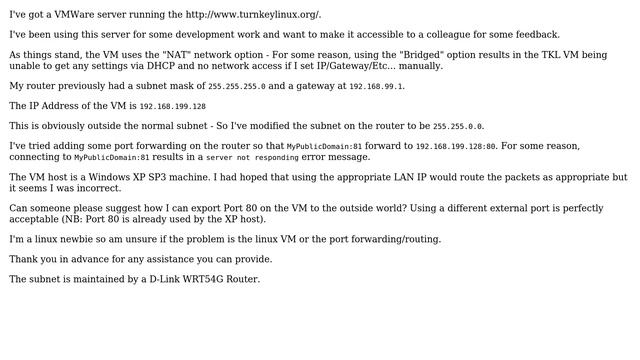 DevOps & SysAdmins: Exposing Turnkey Linux VM to public internet смотреть онлайн