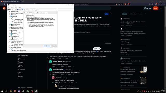 STEAM 100% disk usage / slow disk speed fix смотреть онлайн