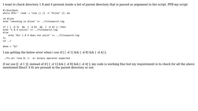 Unix & Linux: Check for particular files inside a directory (3 Solutions!!) смотреть онлайн