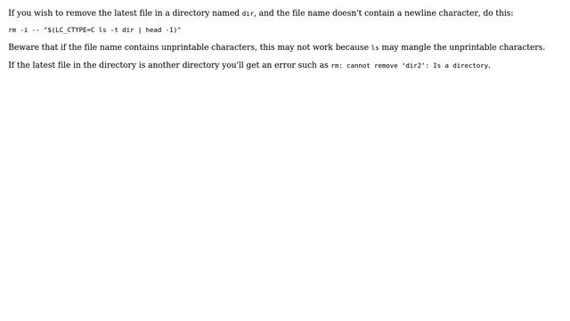 Unix & Linux: Remove the latest modified file (5 Solutions!!) смотреть онлайн