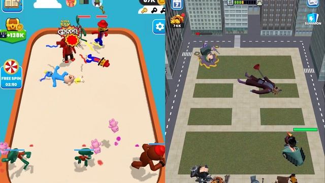 Merge Master rainbow Friends Vs Toilet Monster Merge War, Merge Battle Gameplay смотреть онлайн