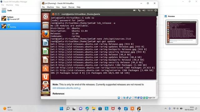 UPDATE REPOSITORY DI LINUX UBUNTU VERDIS 13.04 смотреть онлайн