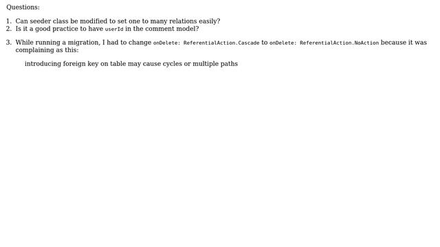 Code Review: ASP.NET EF seed one to many relation смотреть онлайн