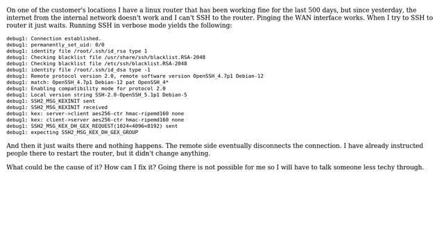 DevOps & SysAdmins: Strange error trying to SSH to a linux router (2 Solutions!!) смотреть онлайн