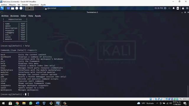 Recon-ng смотреть онлайн