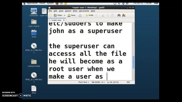 linux super user creation смотреть онлайн